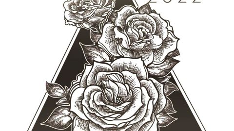 En visual merchandising, la règle est toujours au triangle. Le logo du concours de scénographe s’en inspire pleinement. ©FlorEvent